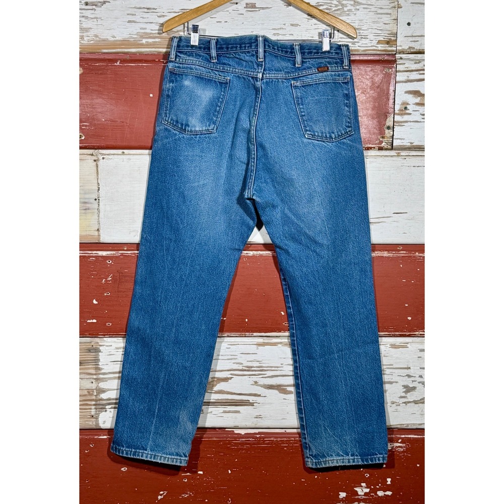 Vintage Rustler‎ Jeans Straight Leg Regular Fit Classic Denim Pants Size 35x28.5